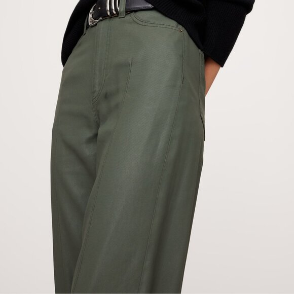 Coated Denim Pintuck Jean - Picture 3 of 14